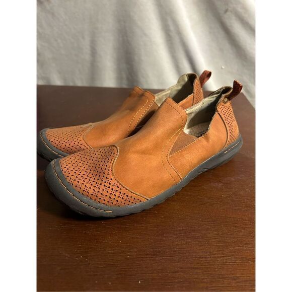 JBU by jambu Lena loafer whiskey Nu buck slip on size 8.5 - Picture 2 of 8